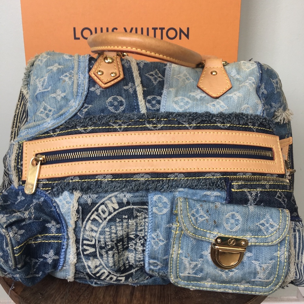 Louis Vuitton Limited Edition  Denim Bowly bag - Picture 2 of 8